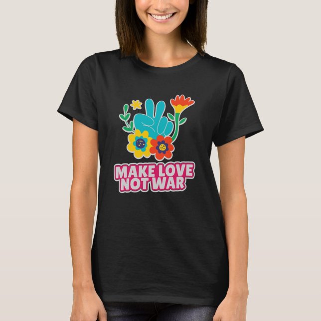Liebe statt Krieg T-Shirt (Vorderseite)