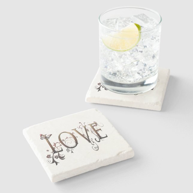 Liebe Steinuntersetzer (Seitenansicht)