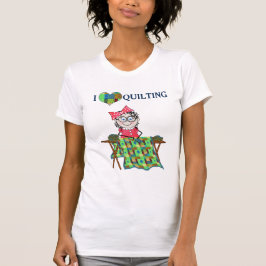 LIEBE-STEPPENDER T - SHIRT - QUILTER