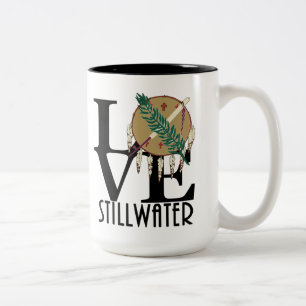LIEBE Stillwater Oklahoma 15oz Zweifarbige Tasse