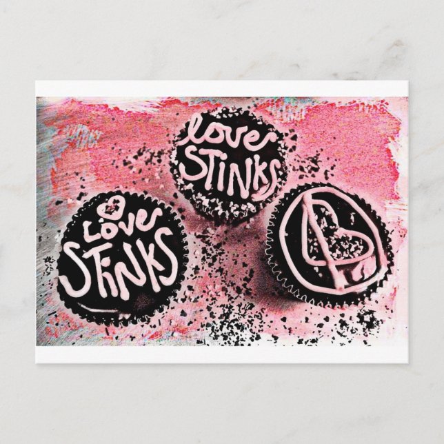 Liebe Stinks Postkarte (Vorderseite)