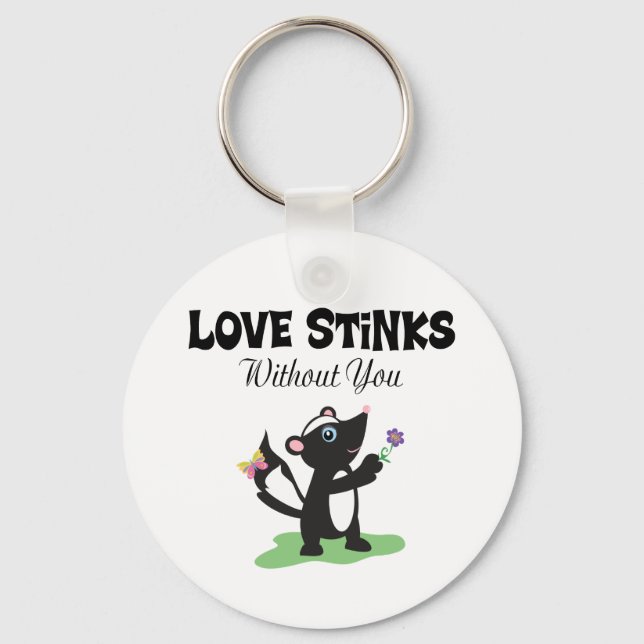 Liebe Stinks Schlüsselanhänger (Vorderseite)