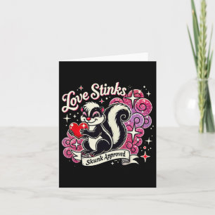 Liebe Stinks Skunk Genehmigt Sarcastic 2025 Valent Karte