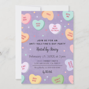Liebe stinkt Anti-Valentinstag-Party Einladung