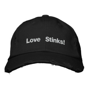 Liebe stinkt! Bestickte Kappe