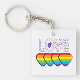 Liebe Stolz. LGBT+Stolz. Stolze Liebe Schlüsselanh Schlüsselanhänger