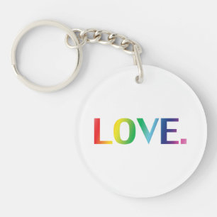 Liebe, Stolz lgbtq Gay quee Regenbogenfarben Schlüsselanhänger