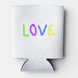 Liebe stolz Regenbogenfarbe LGBTQ Juni modern Dosenkühler