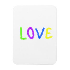 Liebe stolz Regenbogenfarbe LGBTQ Juni modern Magnet