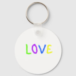 Liebe stolz Regenbogenfarbe LGBTQ Juni modern Schlüsselanhänger