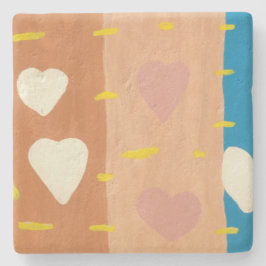 Liebe Stone Untersetzer