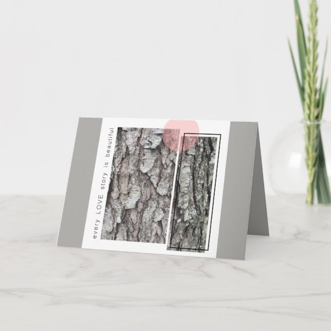 LIEBE STORY GREETING CARD KARTE (Vorderseite)