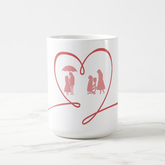 Liebe Story Tasse (Mittel)