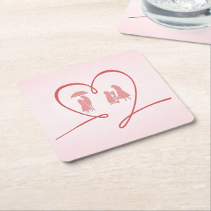 Liebe Story, Vorschlag Papier Untersetzer