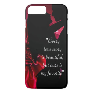 Liebe Story Zitat Kiss Liebhaber Hintergrund Case