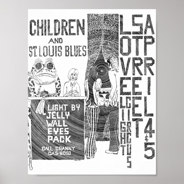 Liebe Street Light Circus Flyer Apr4&5'69 Poster (Vorne)