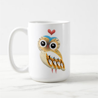 Liebe-Struck-Schüssel mit einem süßen Blick Kaffeetasse