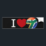Liebe Südafrika lächelnde Flagge Autoaufkleber<br><div class="desc">Zeigen Sie mit dieser lächelnden Fahne im Wort Liebe Ihren heimat-Stolz auf das wunderschöne Land Südafrikas.</div>