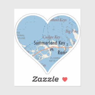 Liebe Summerland Key Florida Aufkleber