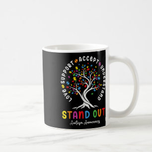 Liebe Support Akzeptieren Sie Autismus Awareness A Kaffeetasse