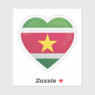 Liebe Suriname Aufkleber