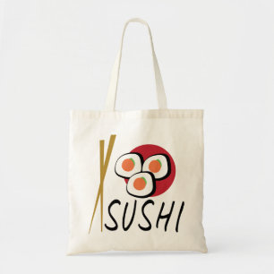 Liebe Sushi Bio Planet Wiederverwendbare Canvas-Be Tragetasche