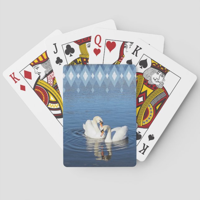 Liebe Swans Spielkarten (Rückseite)