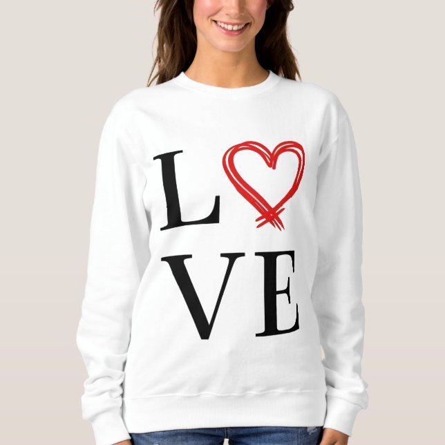 Liebe Sweatshirt (Vorderseite)