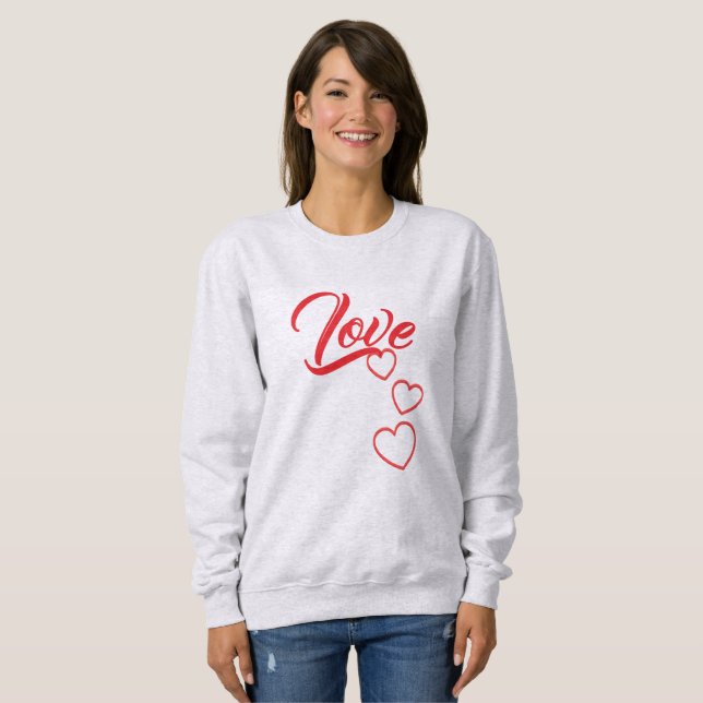 Liebe  sweatshirt (Vorne ganz)