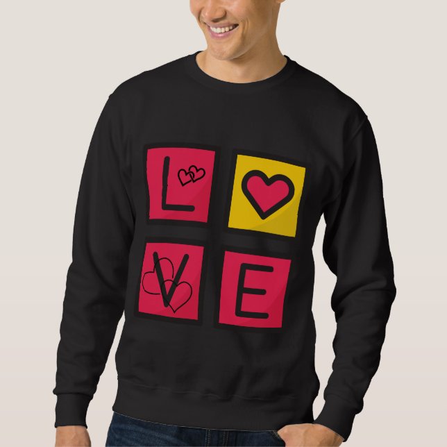 Liebe Sweatshirt (Vorderseite)