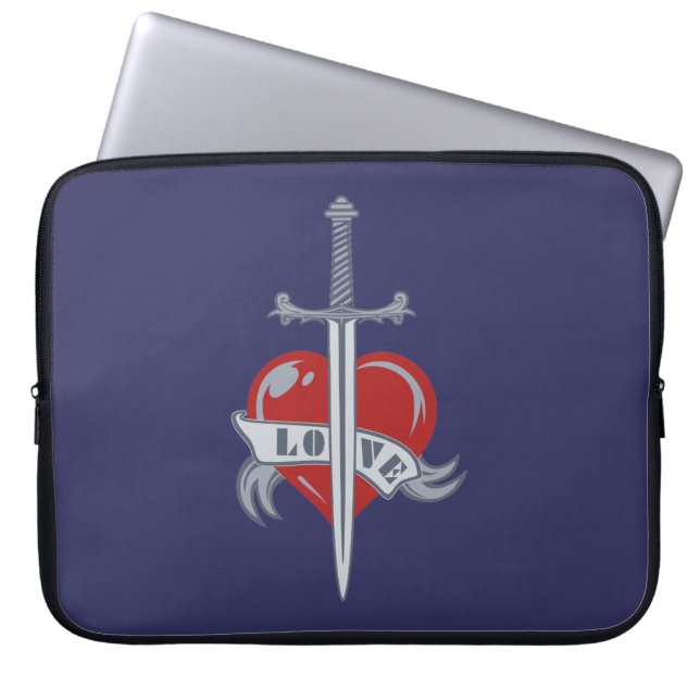 Liebe Sword benutzerdefinierte Notebookhülle Laptopschutzhülle (Vorderseite)