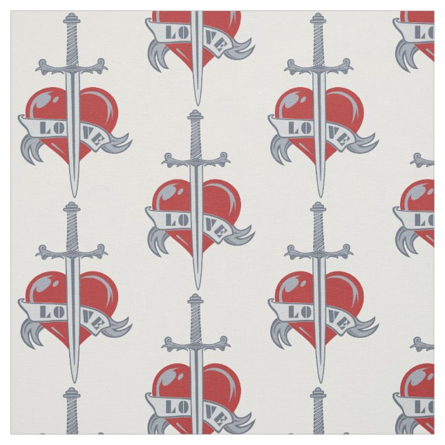 Liebe Sword Zollgewebe Stoff (Muster)