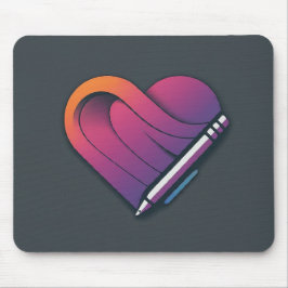 Liebe Symbol Pen Mousepad
