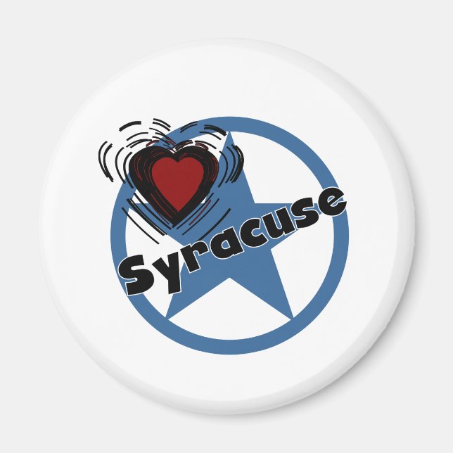 Liebe Syrakus Magnet (Vorne)