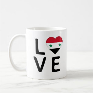 Liebe - Syrienflagge Kaffeetasse