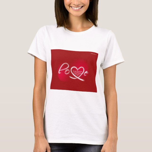 Liebe T-Shirt (Vorderseite)