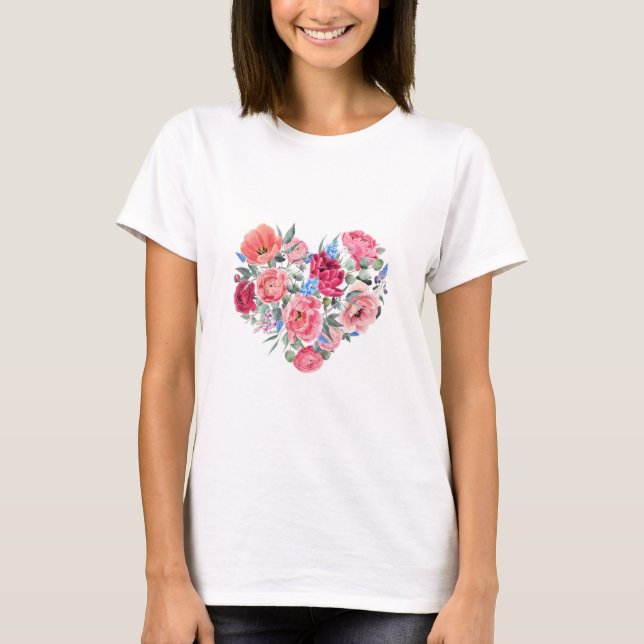 Liebe T - Shirt Design for Grils (Vorderseite)