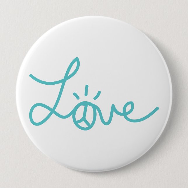 Liebe-tadelloses Button (Vorderseite)
