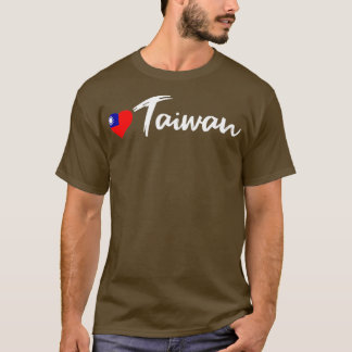 Liebe Taiwan Länderflagge Herz Patriot Geschenk Sc T-Shirt