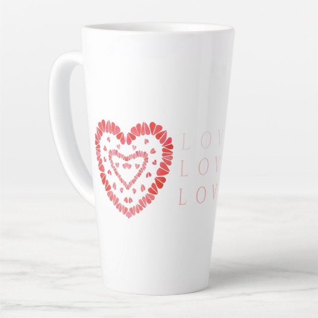 LIEBE Tall Latte Tasse (Linke Ecke)