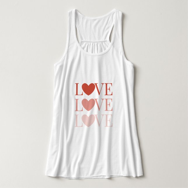 Liebe Tank Top (Design Vorderseite)