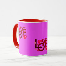 LIEBE TASSE ALS GESCHENKE NEUJAHRESVALENTININ JEDE