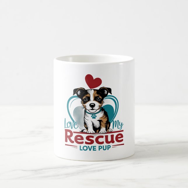 Liebe Tasse für Rettungsschwimmer (Mittel)