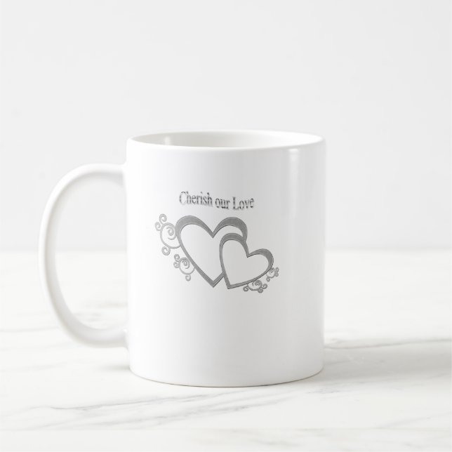 Liebe-Tasse Kaffeetasse (Links)