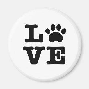 Liebe-Tatzen-Druck-Magnet Magnet
