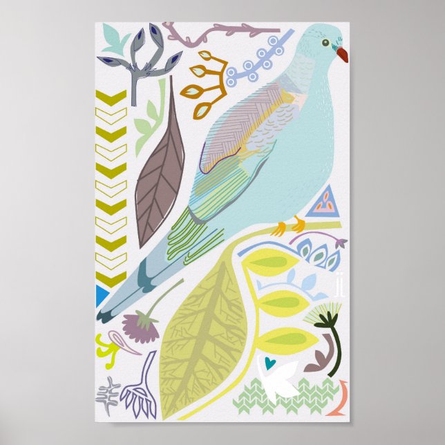 Liebe Taube Poster (Vorne)