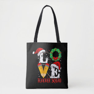 Liebe Teacher Squad , lustige Lehrer Weihnachten Tasche