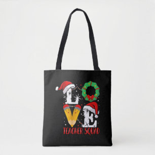 Liebe Teacher Squad , lustige Lehrer Weihnachten Tasche