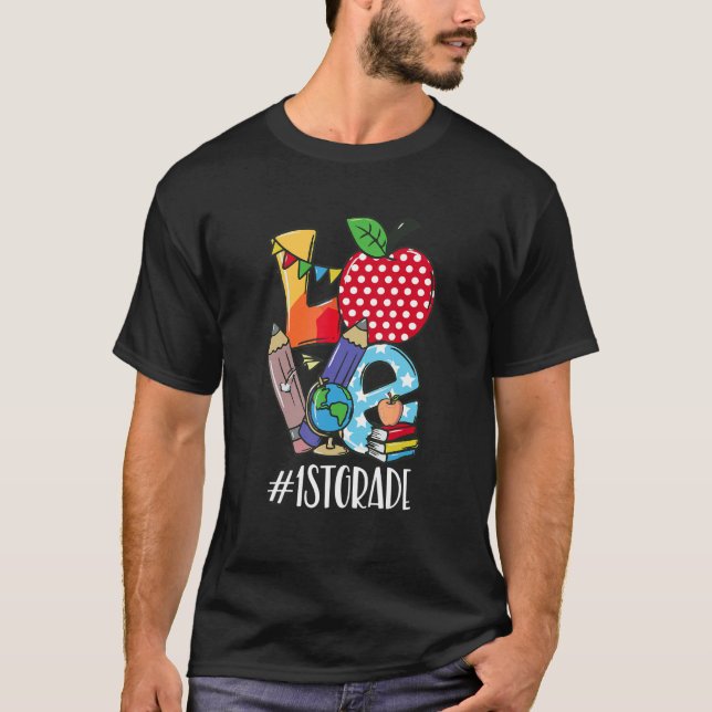 Liebe-Teacher-Team 1. G T-Shirt (Vorderseite)