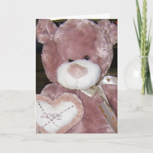 LIEBE-TEDY BABY "ADOPTION GRATULALALATIONS" KARTE